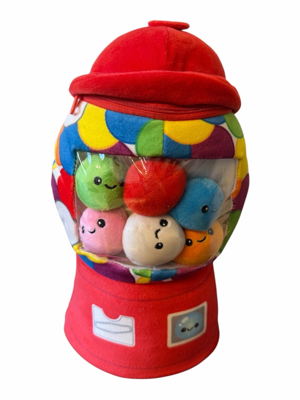 Fiesta Gumball Machine Plush with 6 Removable Gumballs 12”